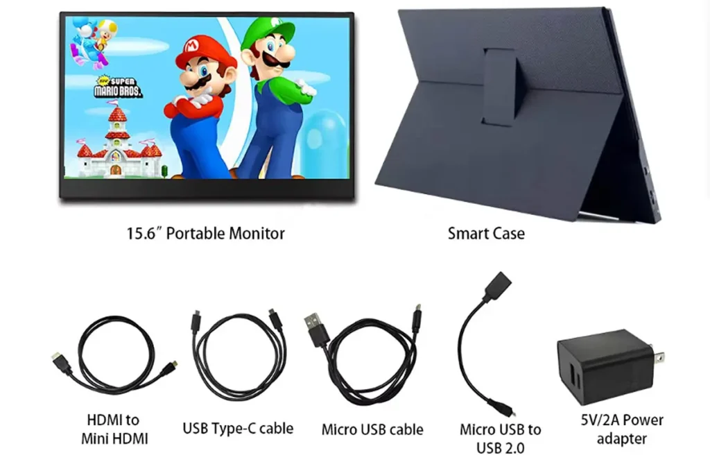 portable screen monitor,13.3” Small monitor portable,portable second monitor