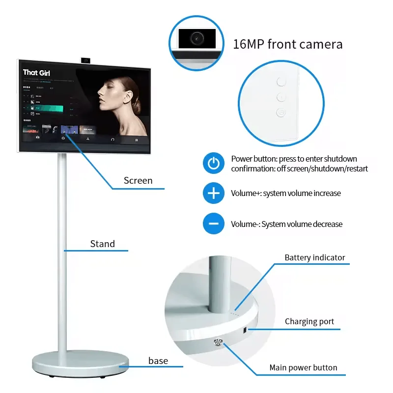 TV Tablet on Wheels 