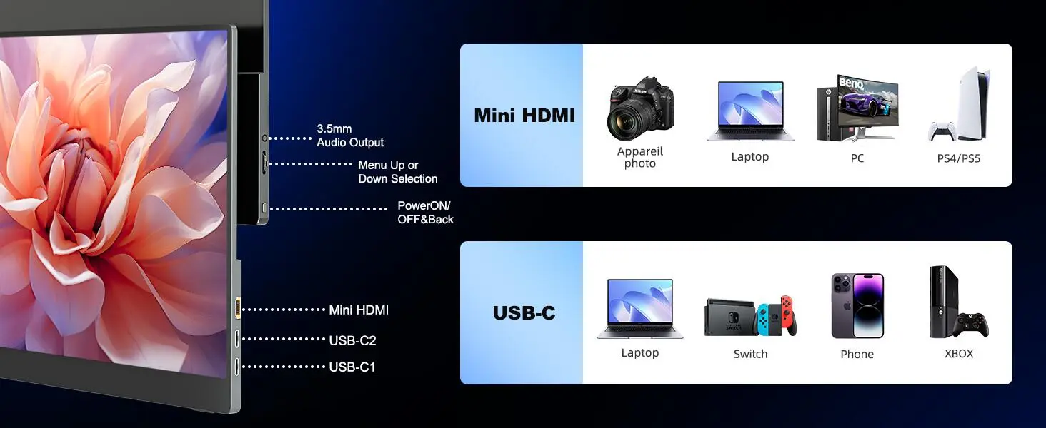 portable large monitor,monitors for laptop,portable laptop screens