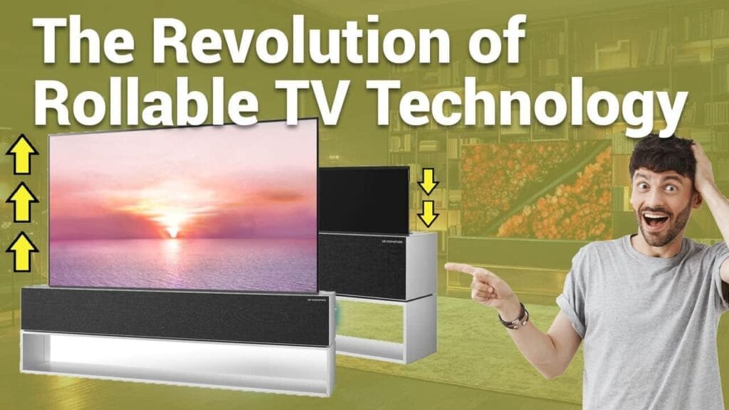 wireless rollable TV