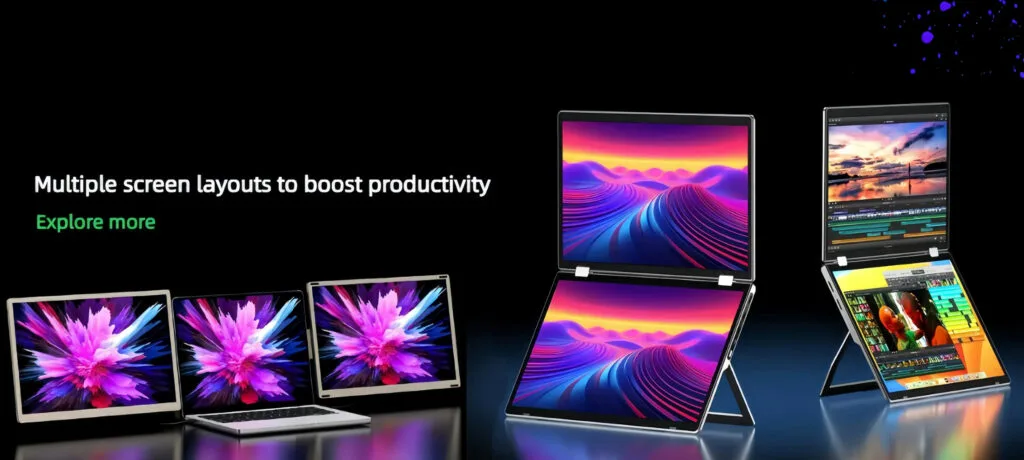 Double-Screen Laptop