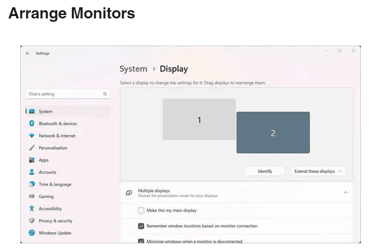 wireless monitor for laptop