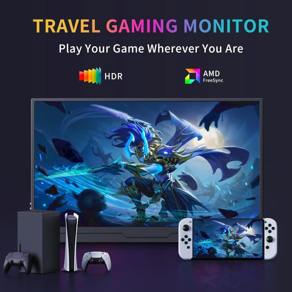 4K portable gaming monitor