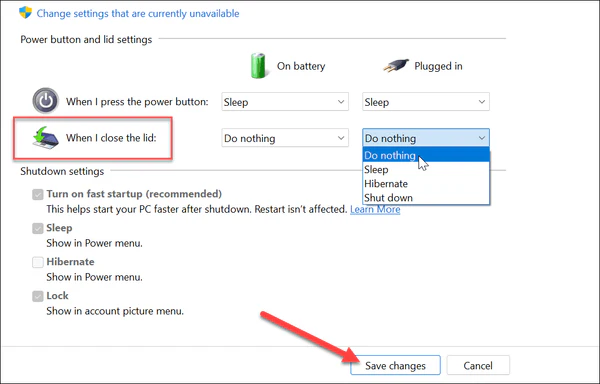 how to close laptop and use monitor