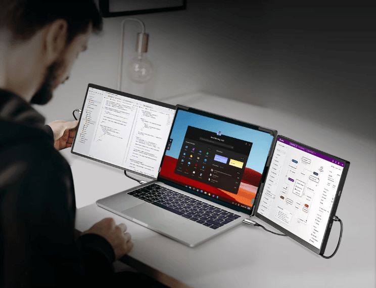 Triple Screen Laptop