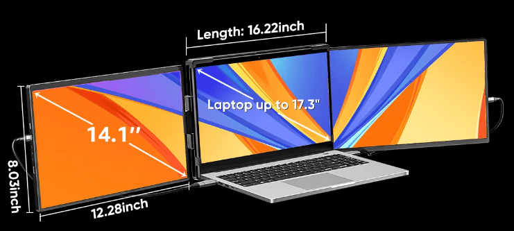 Triple Screen Laptop