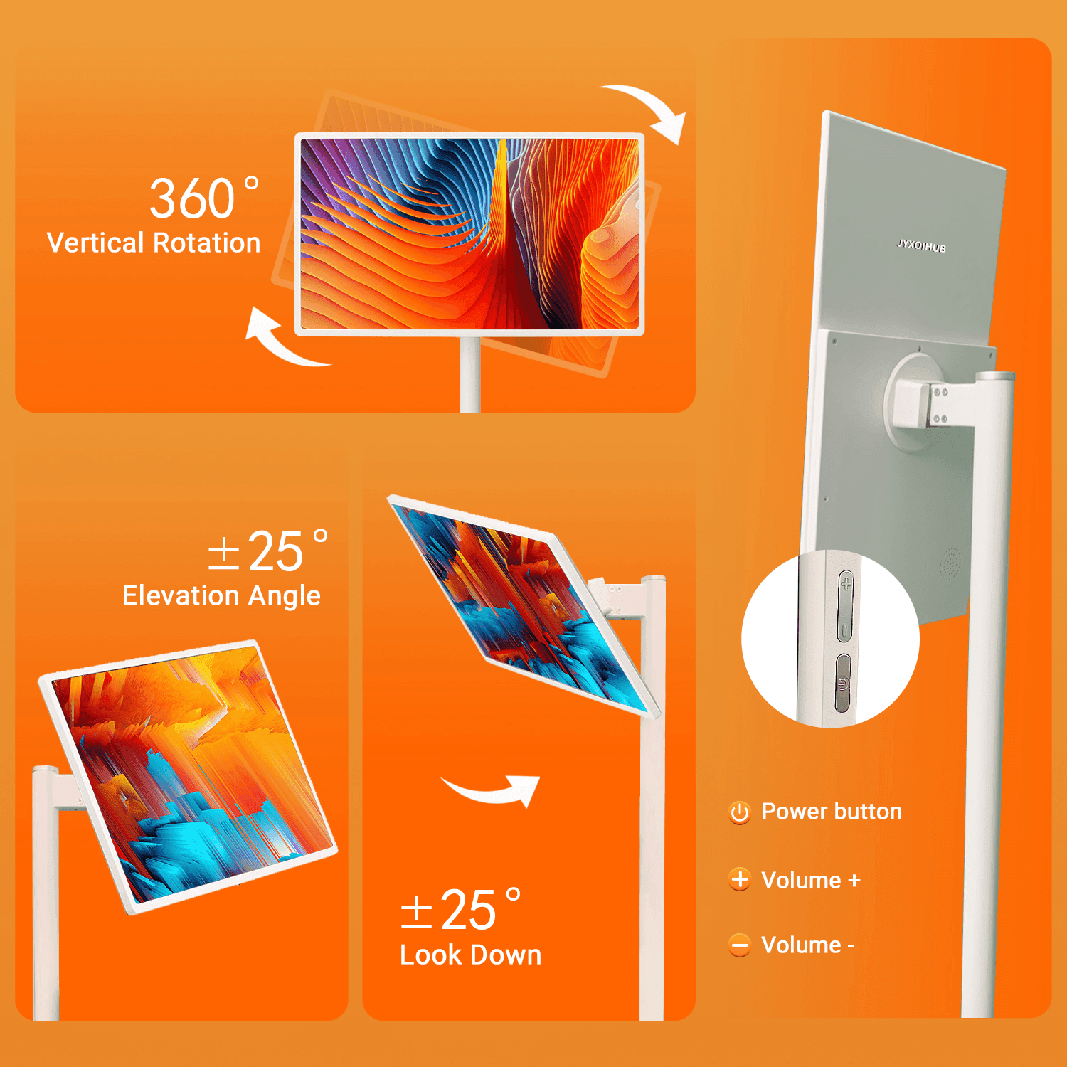 viral portable tv on wheels