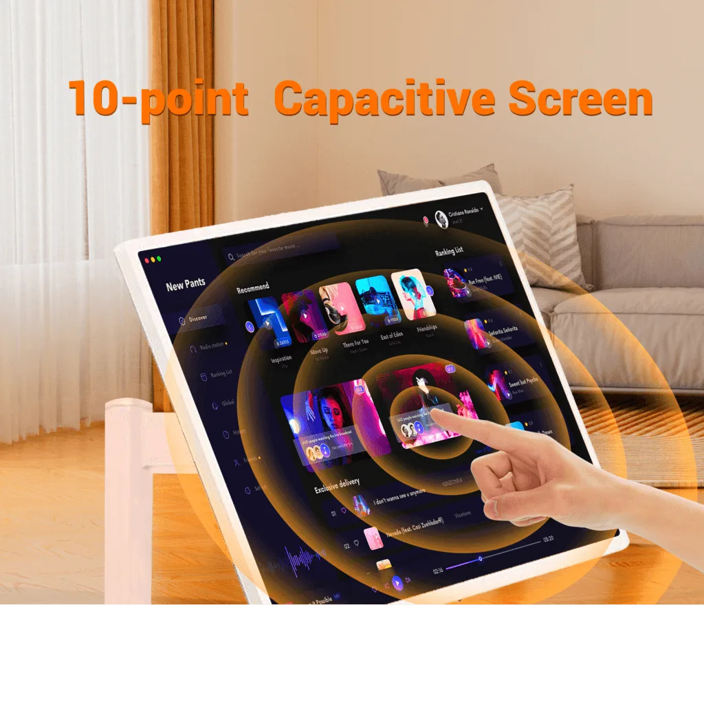 viral portable tv on wheels