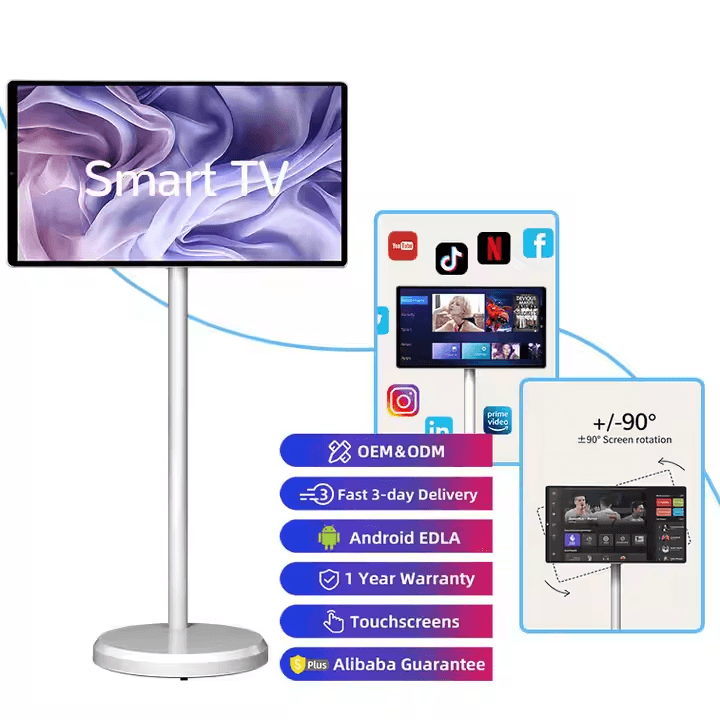 battery powered portable tv