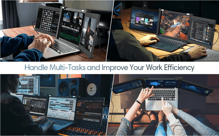 triple monitor for laptop