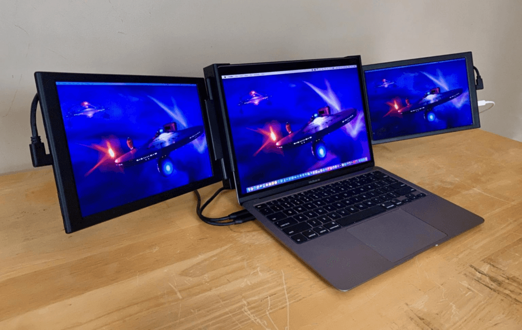 Three Screens for Laptop