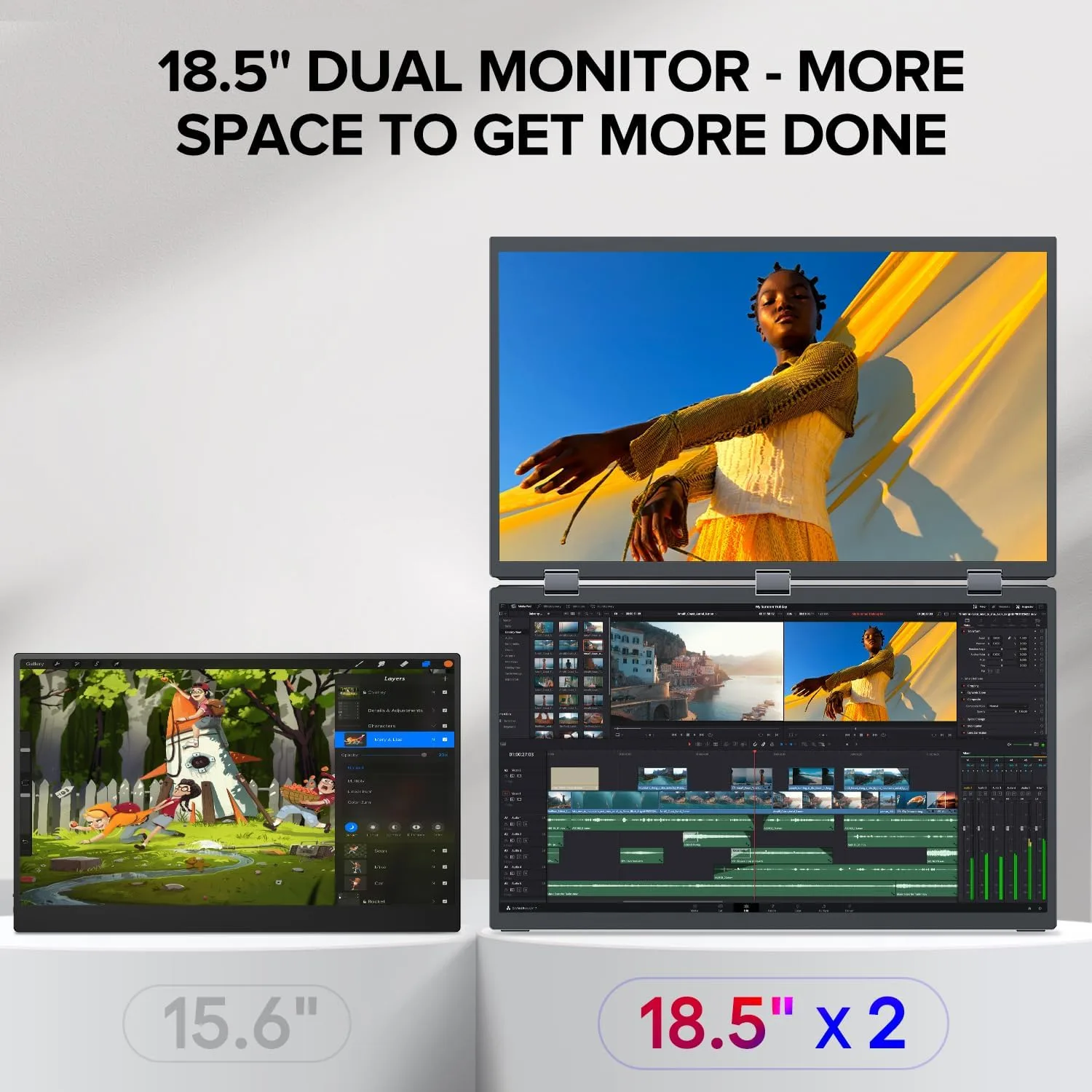 double screen laptop