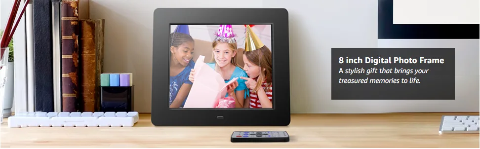 8" digital photo frame