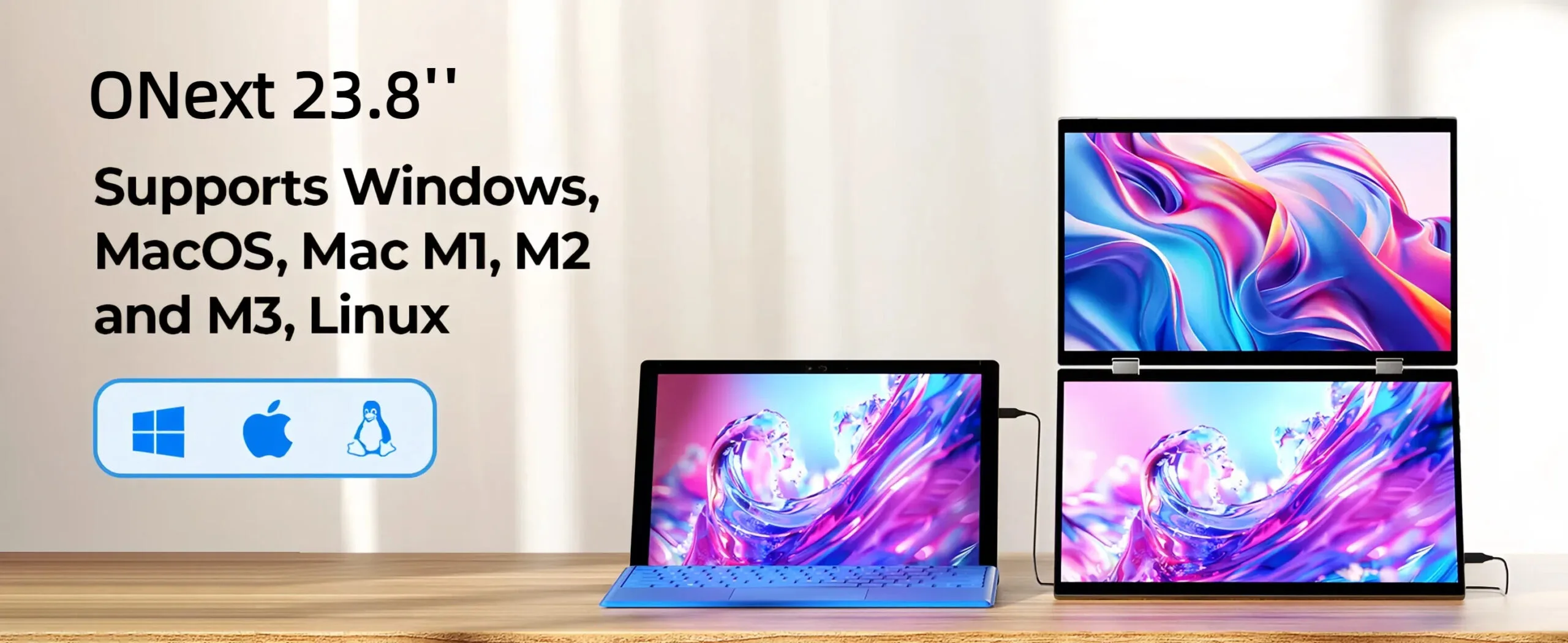 23.8" Dual Screen Laptop