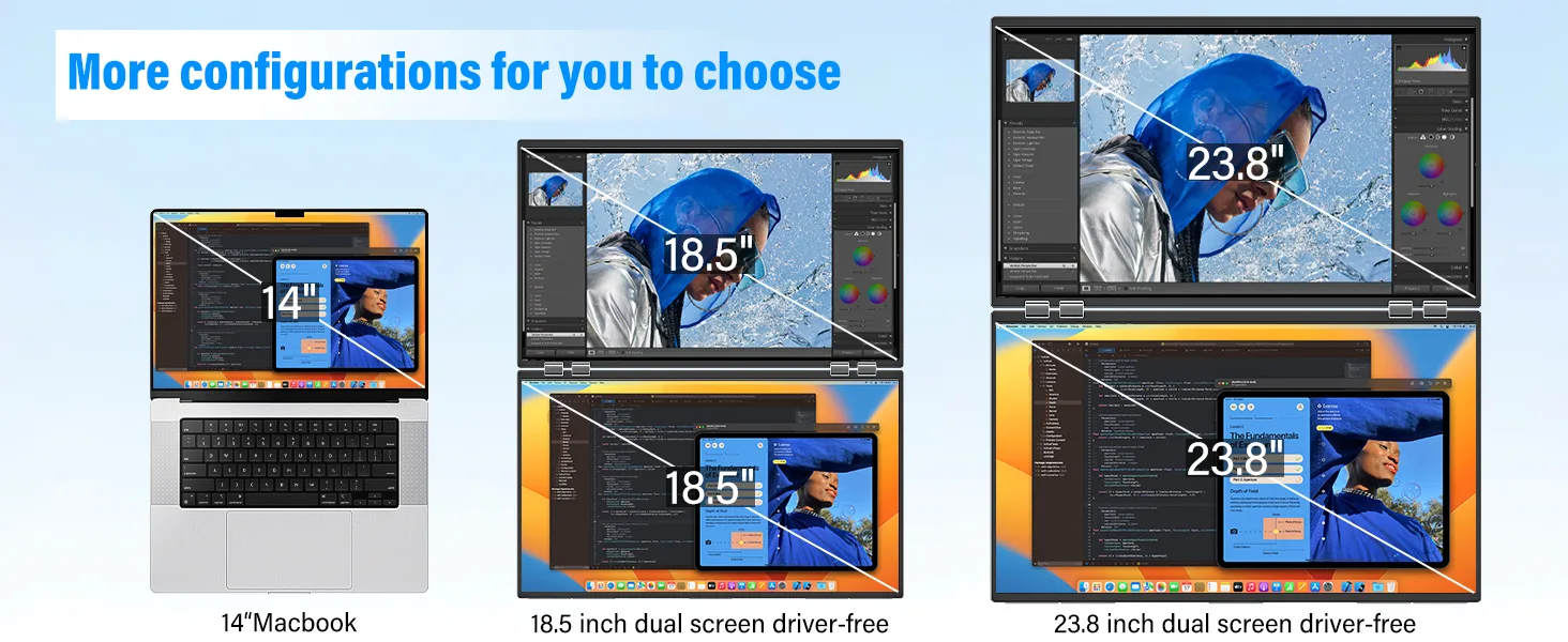 Crisp Visuals and Flexible Sizing
