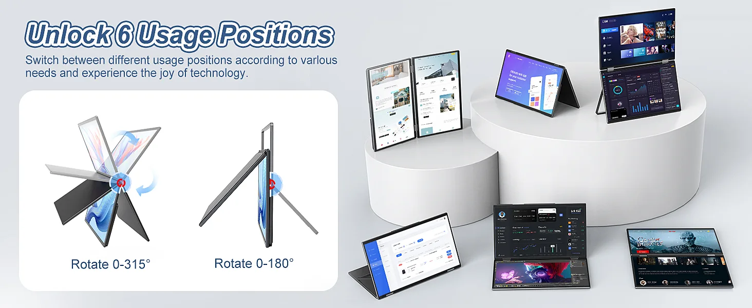 Six Flexible Modes & Smart Rotation 