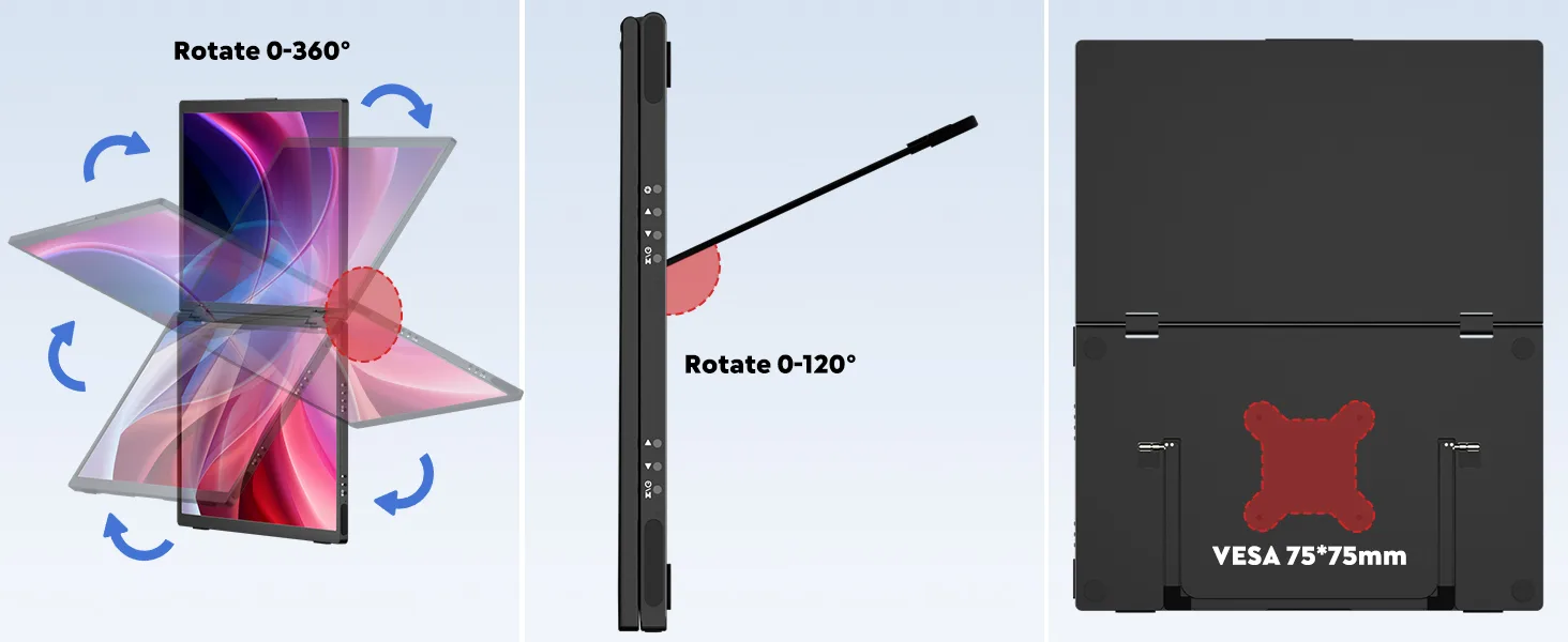 Versatile Viewing with 360° Flexibility