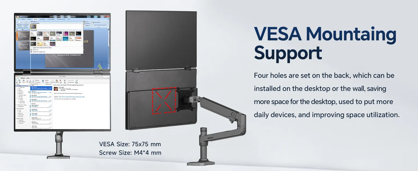 Space-Saving VESA Mounting Magic